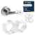Topes de Puerta – 10 Pack Tope de Puerta para Protección de Paredes y Muebles, Reducción de Ruido, Transparente, Fácil de Instalar, Protector Universal para Manijas de Puerta